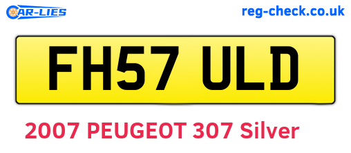 FH57ULD are the vehicle registration plates.