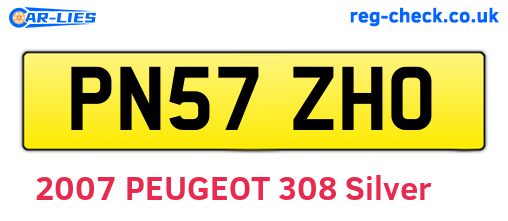 PN57ZHO are the vehicle registration plates.