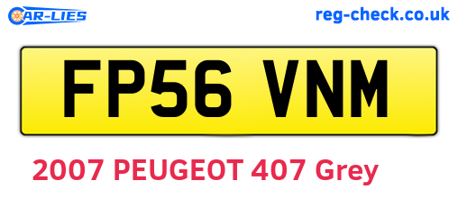 FP56VNM are the vehicle registration plates.