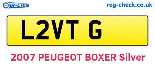 L2VTG are the vehicle registration plates.
