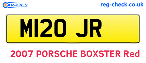 M12OJR are the vehicle registration plates.