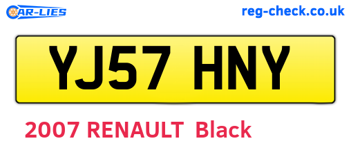 YJ57HNY are the vehicle registration plates.