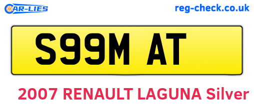 S99MAT are the vehicle registration plates.