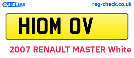 H10MOV are the vehicle registration plates.