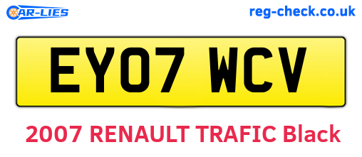 EY07WCV are the vehicle registration plates.