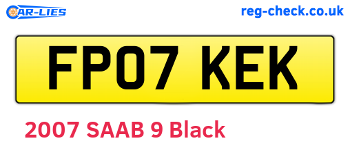 FP07KEK are the vehicle registration plates.