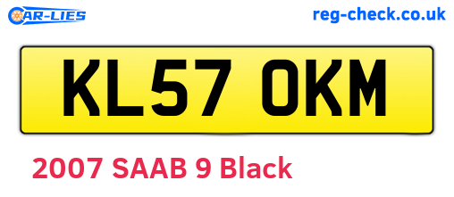 KL57OKM are the vehicle registration plates.