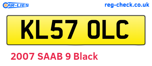 KL57OLC are the vehicle registration plates.