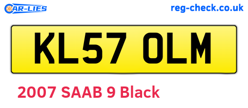 KL57OLM are the vehicle registration plates.