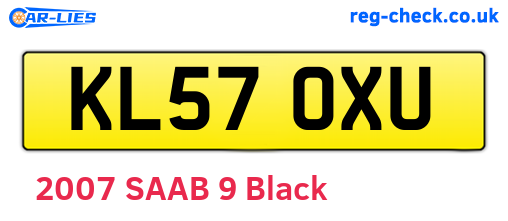 KL57OXU are the vehicle registration plates.