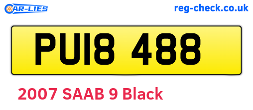 PUI8488 are the vehicle registration plates.