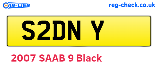 S2DNY are the vehicle registration plates.