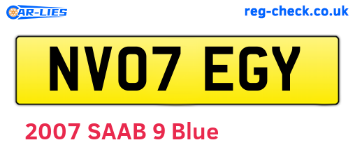 NV07EGY are the vehicle registration plates.