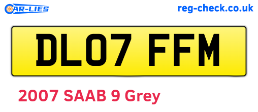 DL07FFM are the vehicle registration plates.