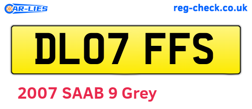DL07FFS are the vehicle registration plates.