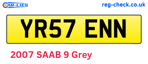 YR57ENN are the vehicle registration plates.