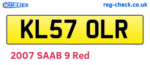 KL57OLR are the vehicle registration plates.