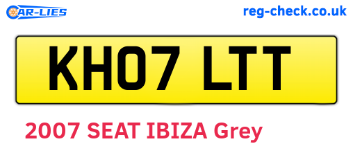 KH07LTT are the vehicle registration plates.