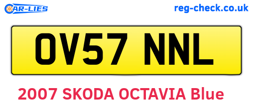 OV57NNL are the vehicle registration plates.