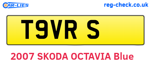 T9VRS are the vehicle registration plates.