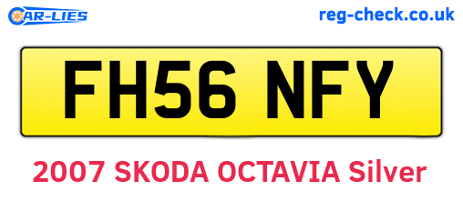 FH56NFY are the vehicle registration plates.