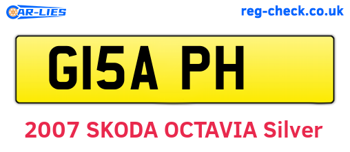 G15APH are the vehicle registration plates.