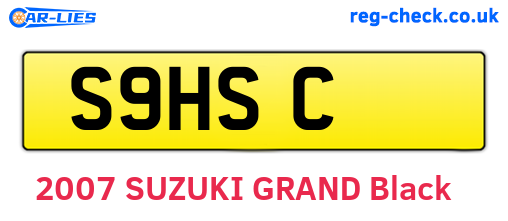 S9HSC are the vehicle registration plates.