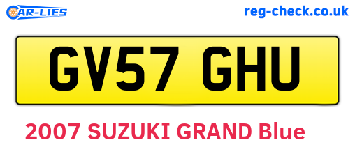 GV57GHU are the vehicle registration plates.