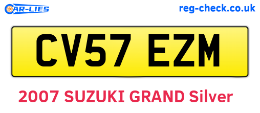 CV57EZM are the vehicle registration plates.