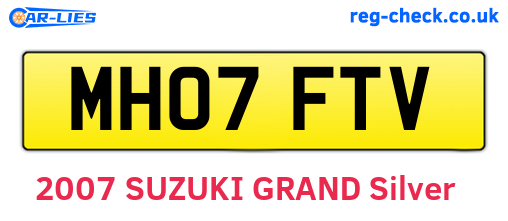 MH07FTV are the vehicle registration plates.