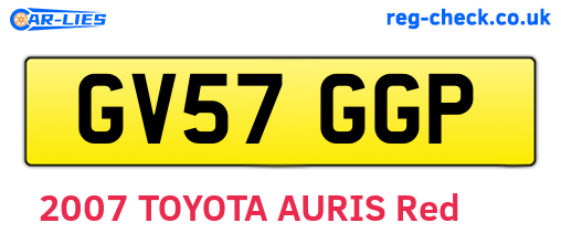 GV57GGP are the vehicle registration plates.