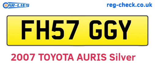 FH57GGY are the vehicle registration plates.