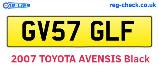 GV57GLF are the vehicle registration plates.