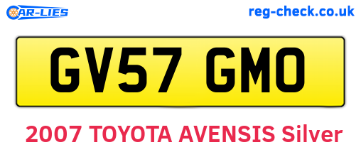 GV57GMO are the vehicle registration plates.