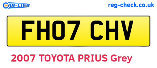 FH07CHV are the vehicle registration plates.