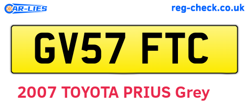 GV57FTC are the vehicle registration plates.