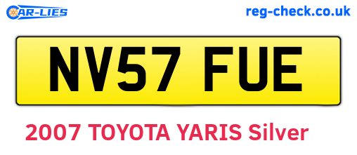 NV57FUE are the vehicle registration plates.