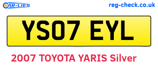 YS07EYL are the vehicle registration plates.