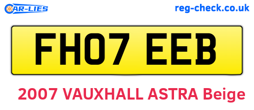 FH07EEB are the vehicle registration plates.