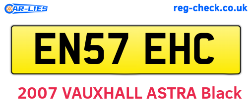 EN57EHC are the vehicle registration plates.