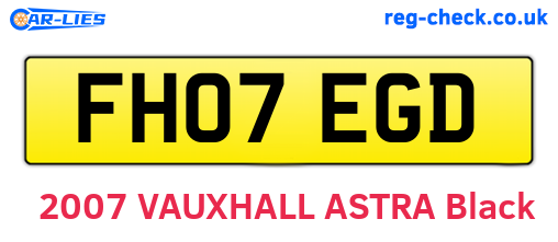 FH07EGD are the vehicle registration plates.