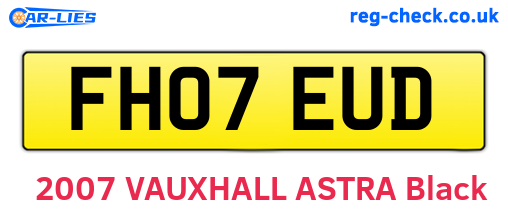FH07EUD are the vehicle registration plates.