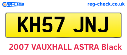 KH57JNJ are the vehicle registration plates.