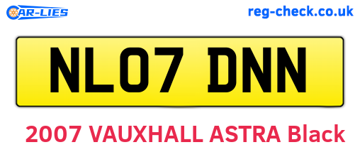 NL07DNN are the vehicle registration plates.