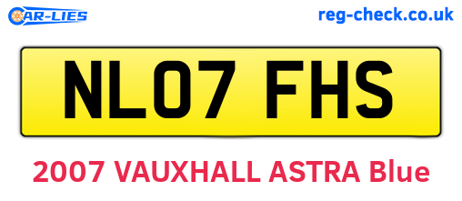 NL07FHS are the vehicle registration plates.