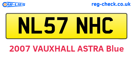 NL57NHC are the vehicle registration plates.
