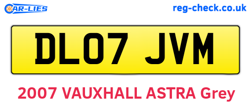 DL07JVM are the vehicle registration plates.