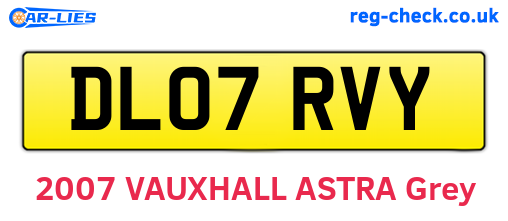 DL07RVY are the vehicle registration plates.