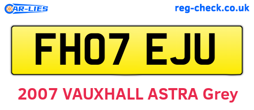FH07EJU are the vehicle registration plates.