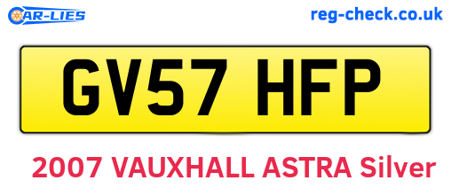 GV57HFP are the vehicle registration plates.